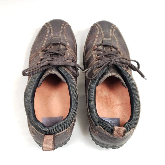 Nunn Bush Men's Size 9 Wide Brown Leather Sneakers - Picture 7 of 10